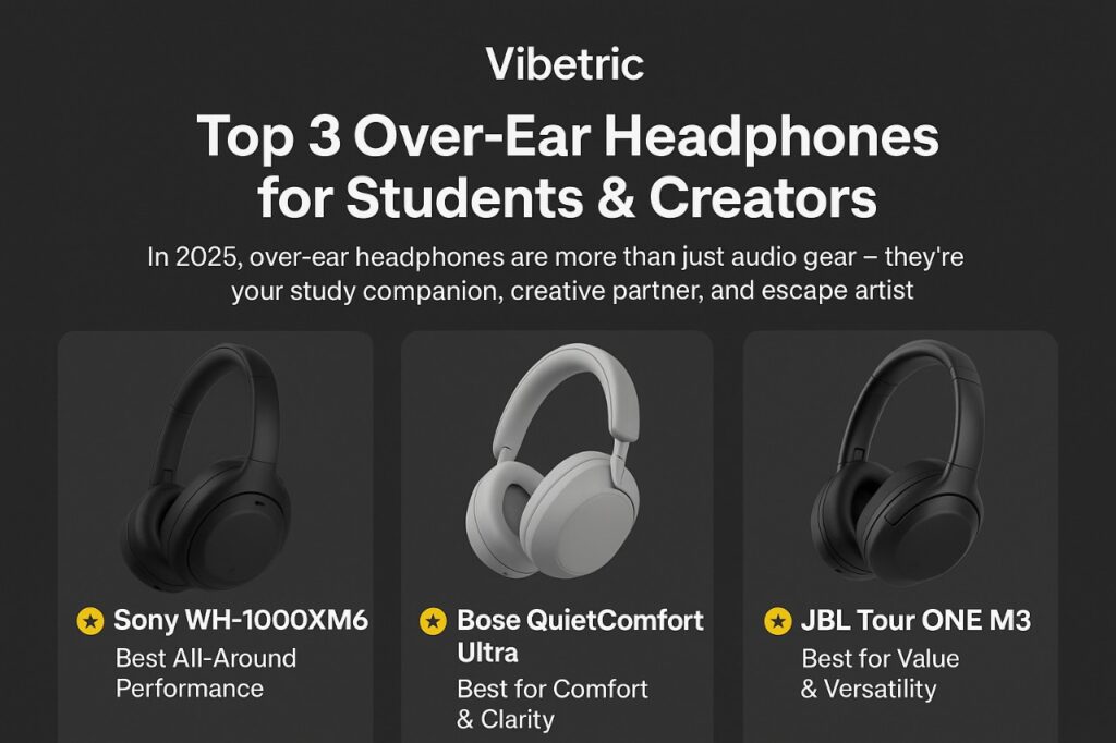 best over-ear headphones for students and creators