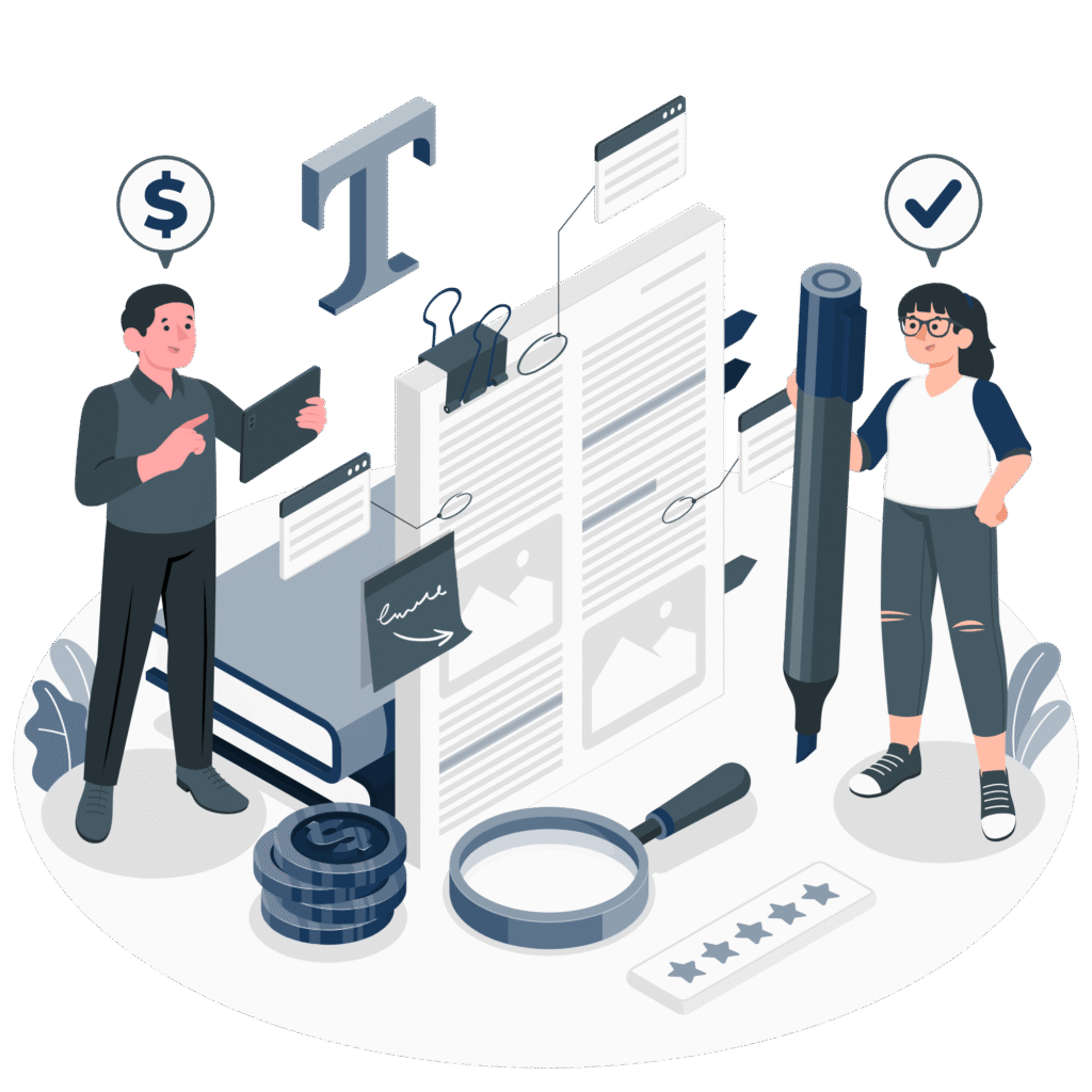 Vibetric external links and third party content section explaining affiliate links and third party website references