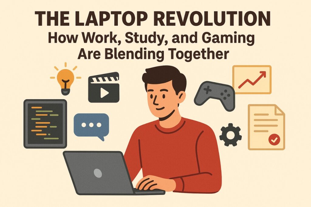 Photo of hybrid laptops 2025 thin chassis showing vent placement and hinge design for thermals