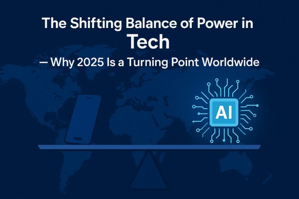 Global shifting balance of power in tech reshaping ecosystems and innovation in 2025