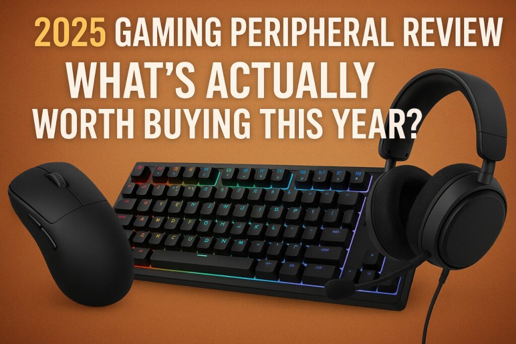 Best gaming peripherals 2025 including mouse, keyboard, and headset comparison