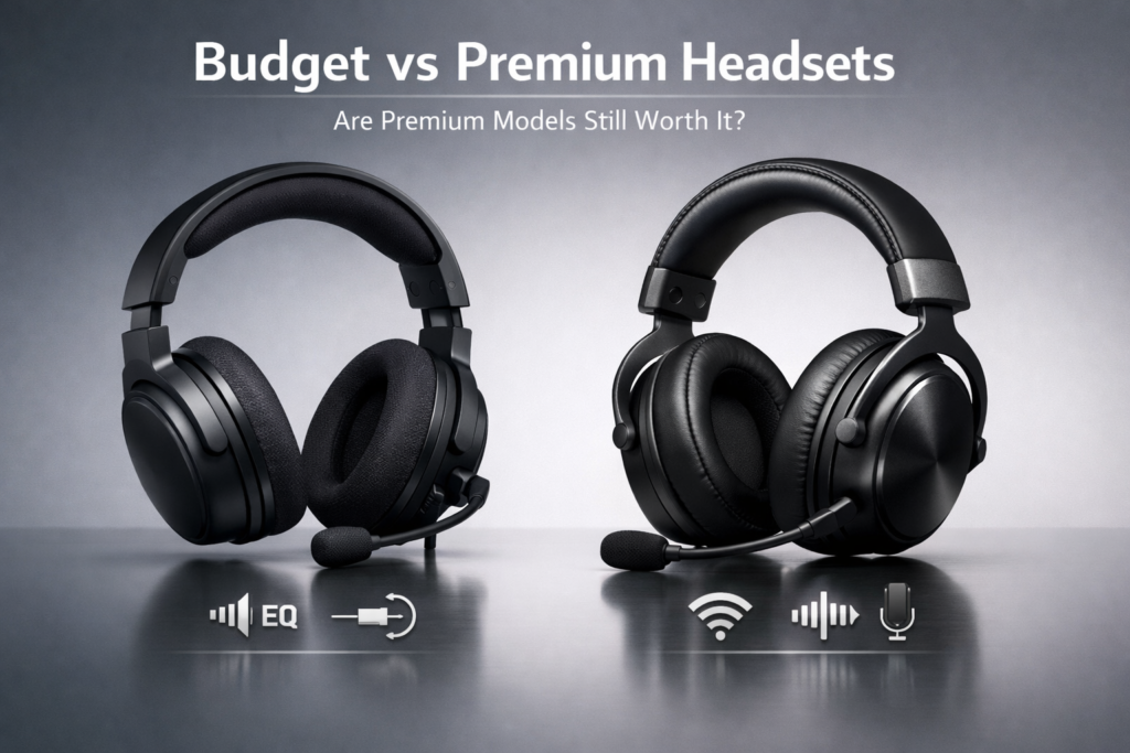 Budget vs premium headsets comparison in 2025