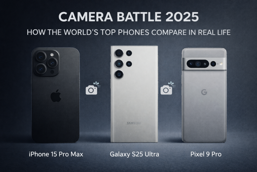 Best smartphone cameras 2025 real-world comparison between iPhone Samsung and Pixel