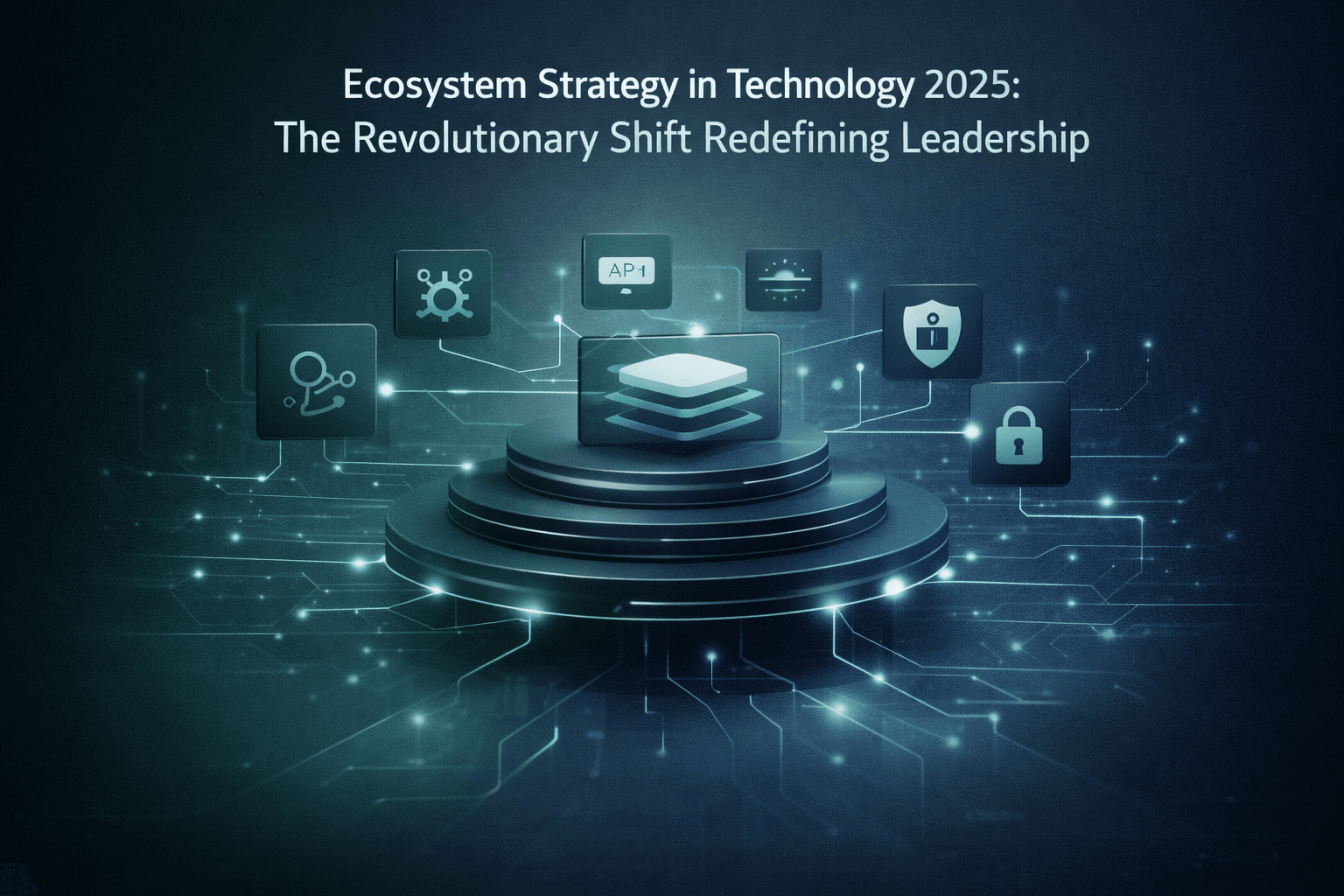 Ecosystem strategy in technology 2025 diagram showing platform layers and developer networks.