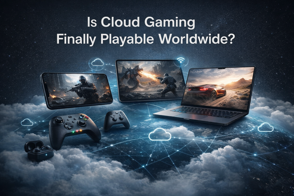 Cloud gaming performance depends on global internet infrastructure
