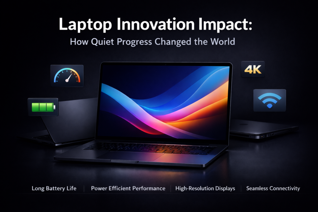 Laptop innovation impact on modern work and global collaboration