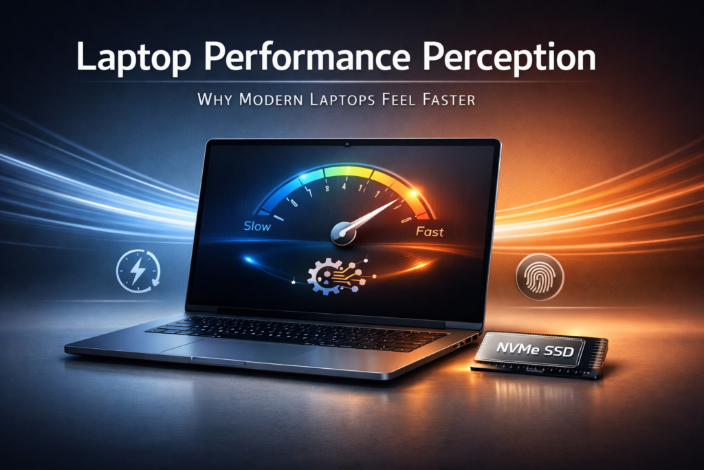 Laptop performance perception in modern laptops