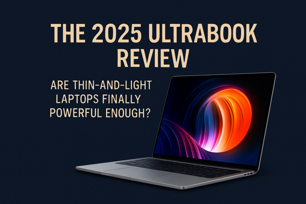 Ultrabooks 2025 performance comparison showing thin-and-light laptops with next-gen processors