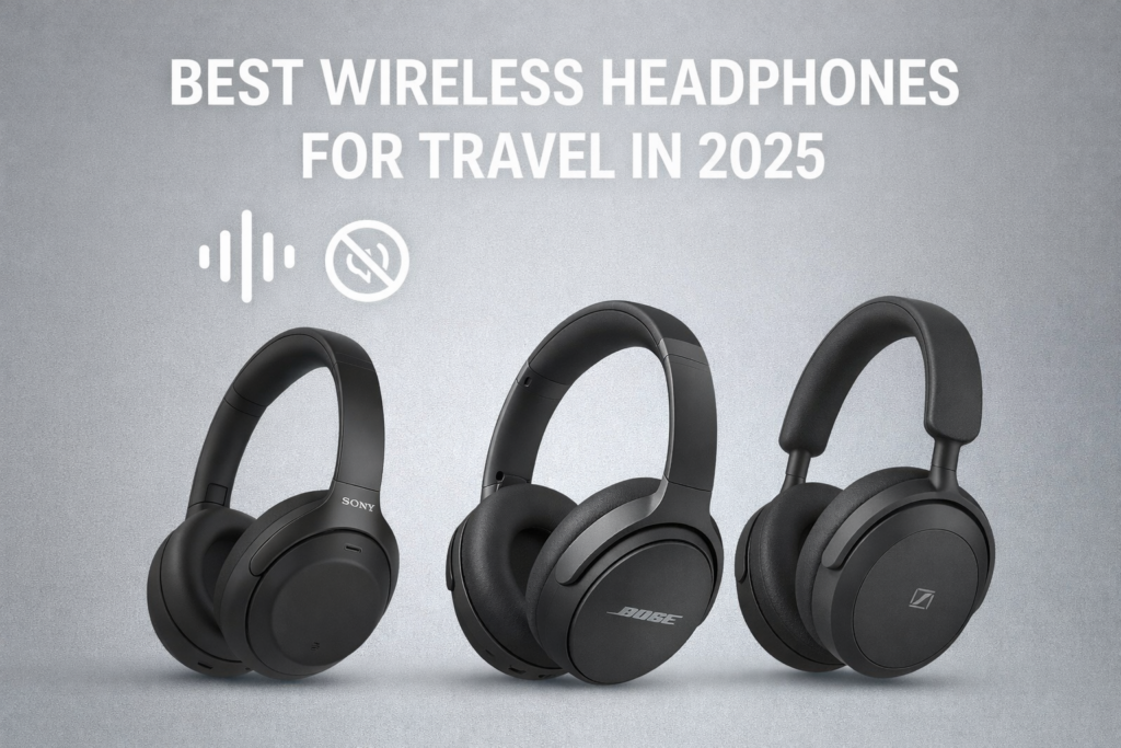 Best wireless headphones for travel in 2025 with noise cancellation and long battery life
