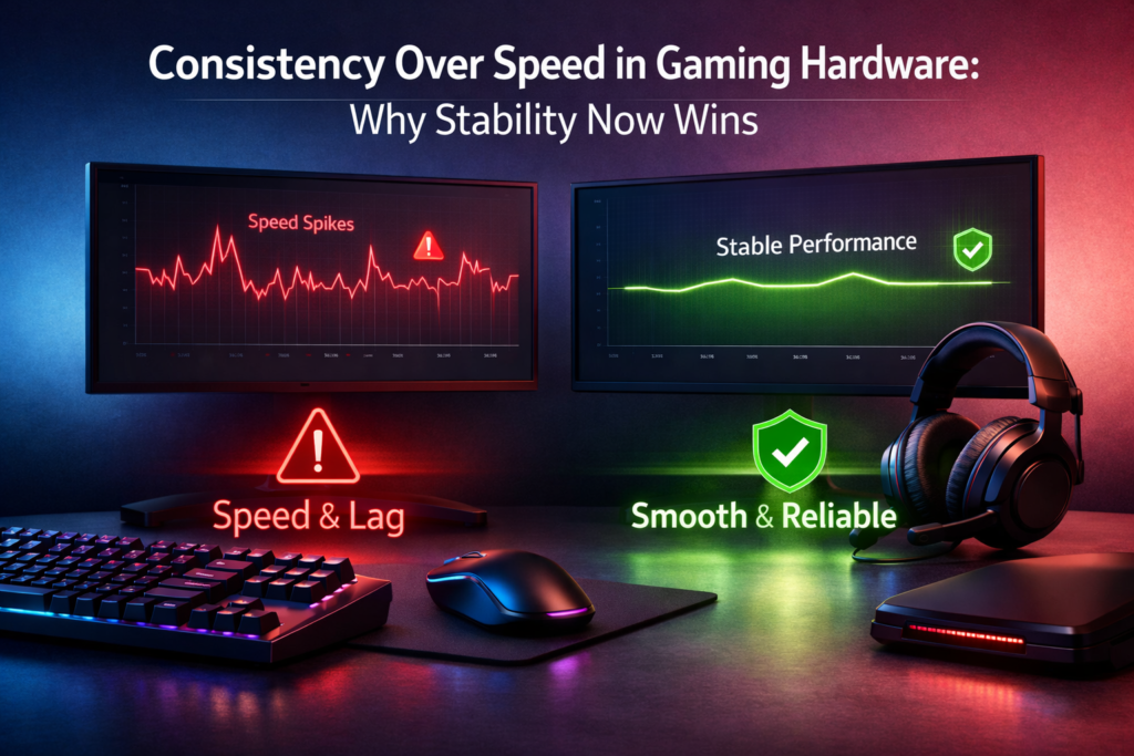 Consistency over speed in gaming hardware explained through stable performance