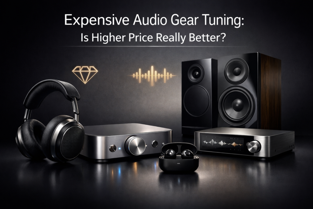 Expensive audio gear tuning and its relationship with sound quality