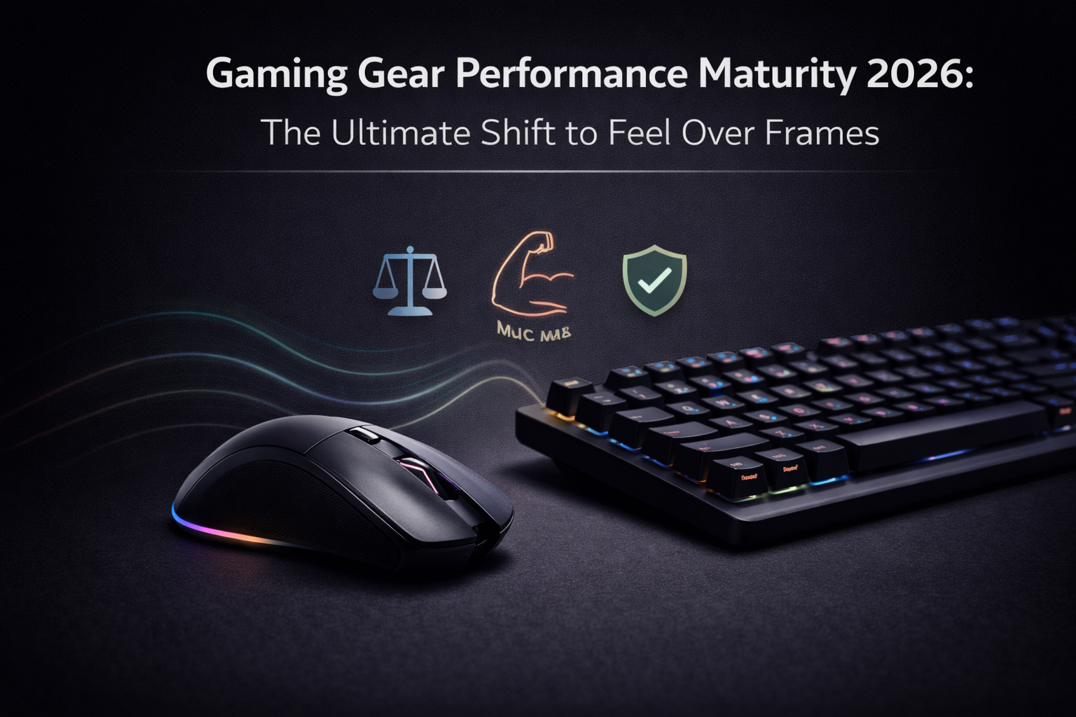 Gaming gear performance maturity 2026 chart showing perception plateau vs engineering progress.