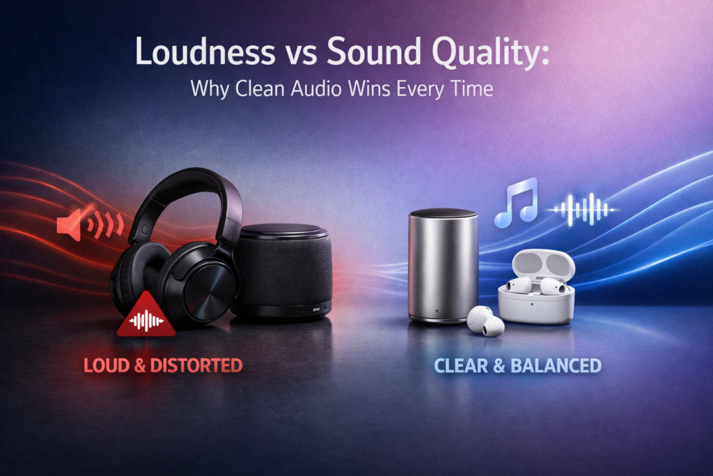 Loudness vs sound quality: Understanding why clean audio feels effortless