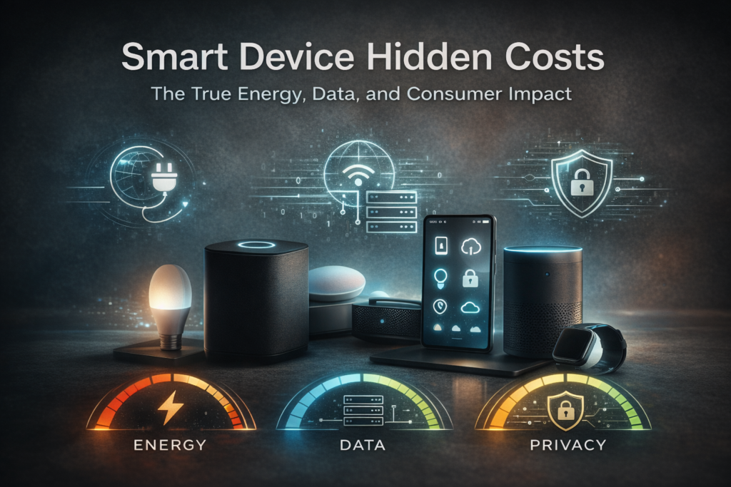 Smart device hidden costs affecting energy use and consumer behavior