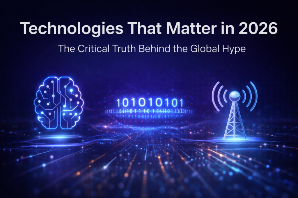 technologies that matter in 2026 shaping global systems beyond hype