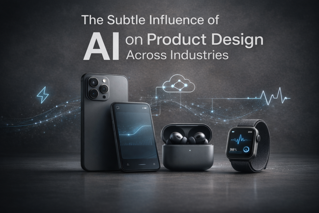 AI influence on product design shaping usability, durability, and modern products