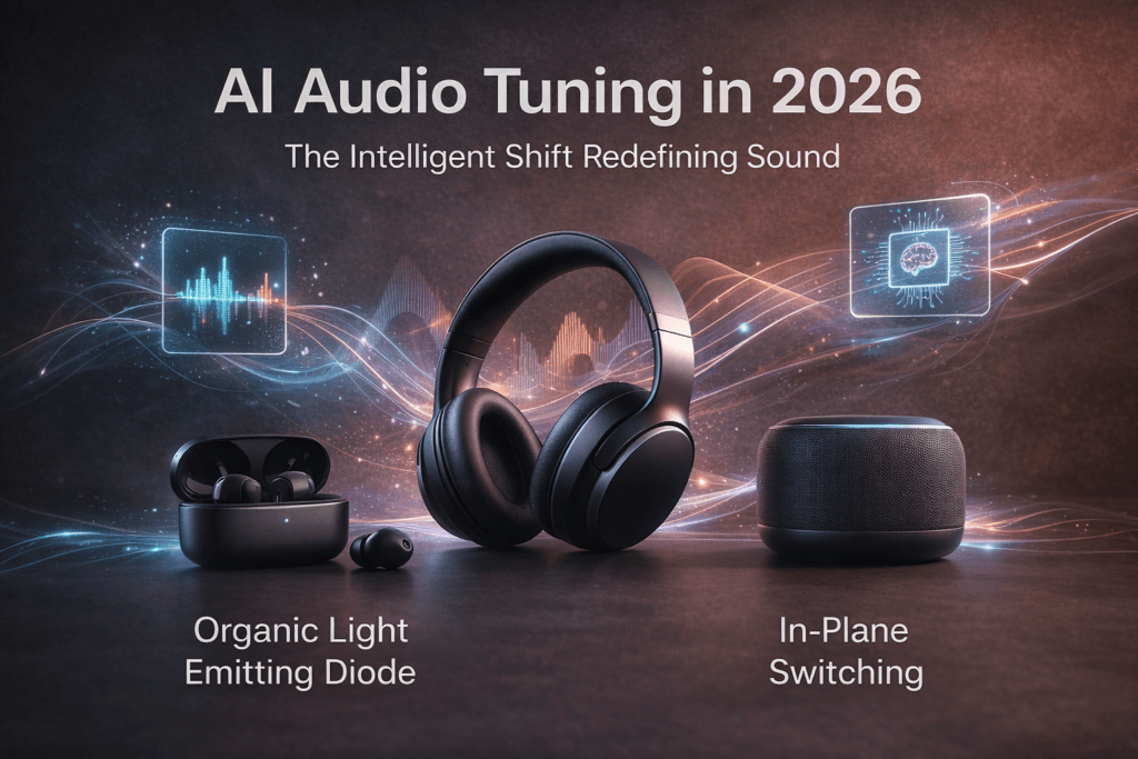 AI audio tuning adjusting sound dynamically based on environment and listening behavior