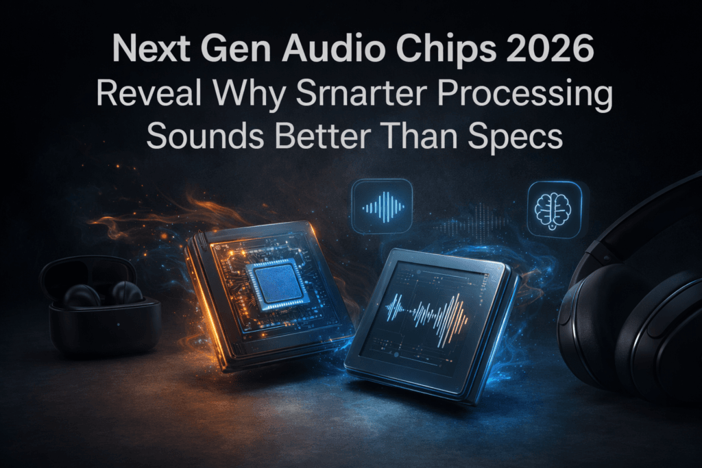 next gen audio chips 2026 improving sound quality through advanced processing