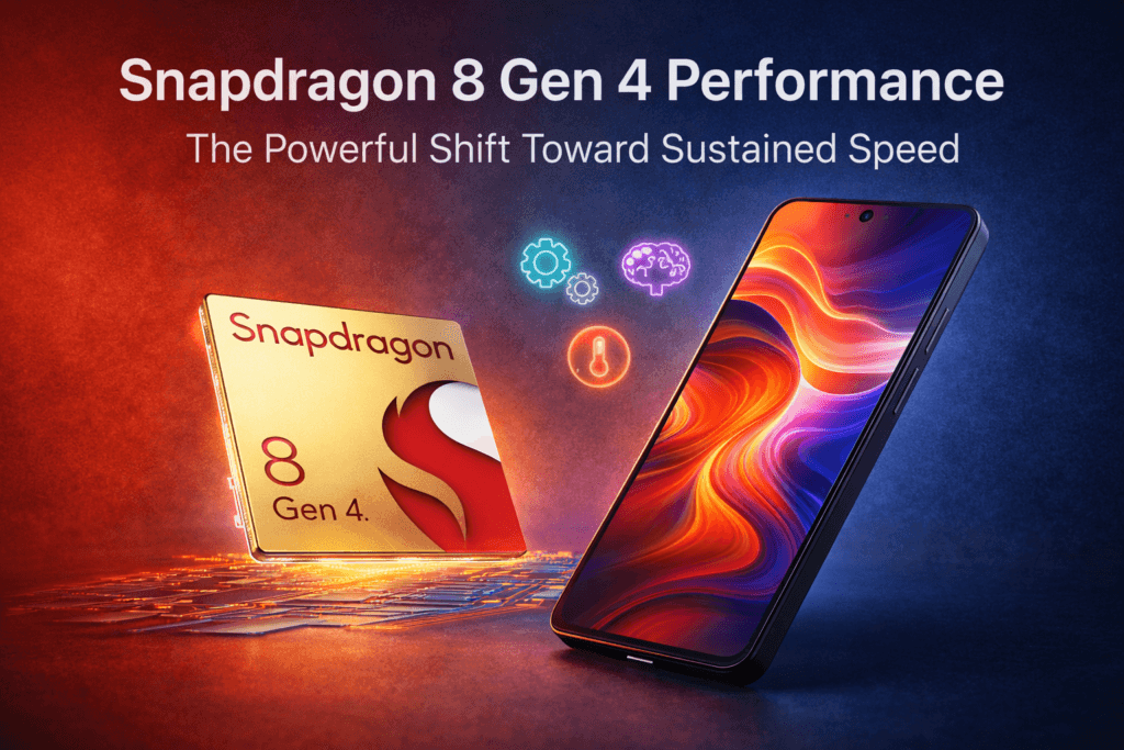 Snapdragon 8 Gen 4 performance test showing sustained clock stability under load