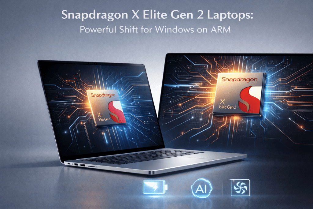 Snapdragon X Elite Gen 2 laptops Windows on ARM thin and light design
