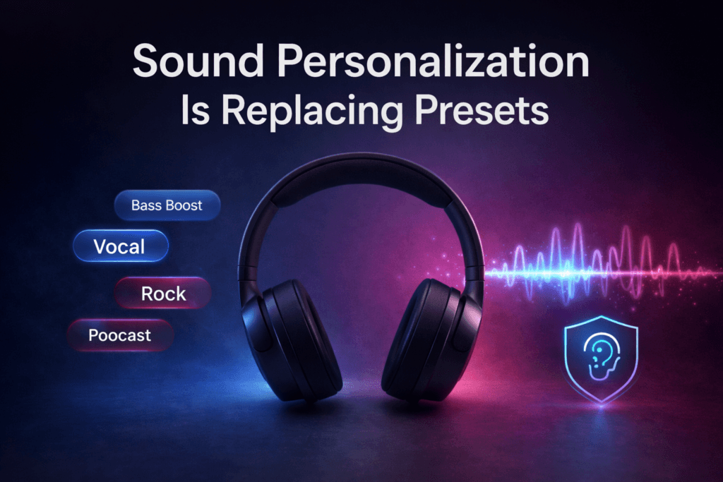spatial audio default becoming standard in modern headphones and streaming platforms
