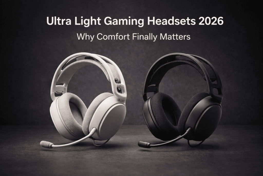 ultra light gaming headsets 2026 comfort design