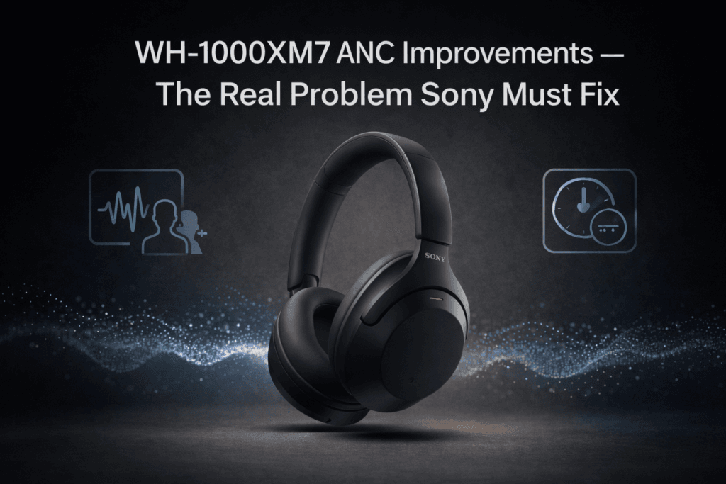 WH-1000XM7 ANC improvements in adaptive noise cancellation