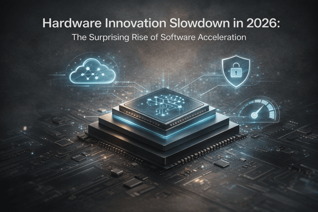 hardware innovation slowdown driven by software acceleration in 2026