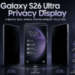 Galaxy S26 Ultra Privacy Display: 5 Brutal Real-World Truths Nobody Tells You